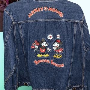 Mickey and Miny Mouse Jean Jacket
